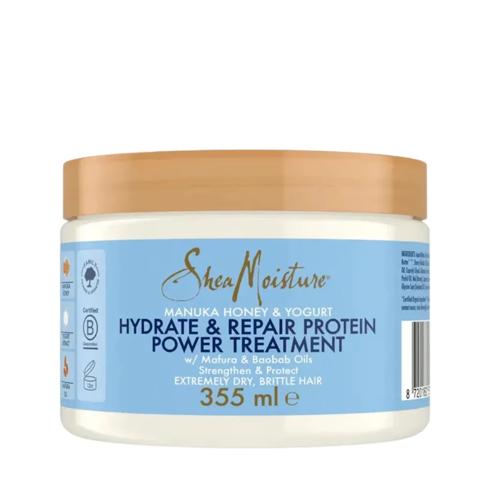 Shea Moisture Yogurt Hydrate and Manuka Honey + Repair Protein-strong Treatment 355ml